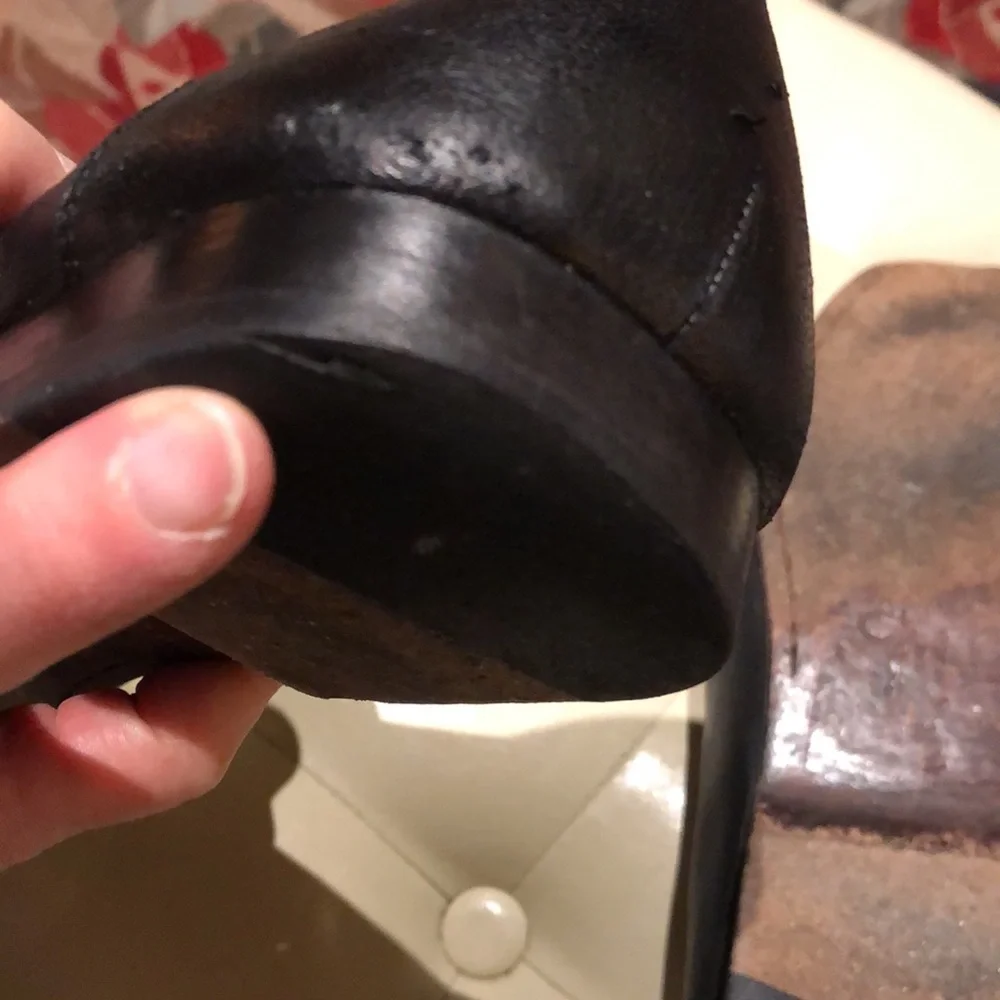 Cole Haan genuine leather black loafers slip on